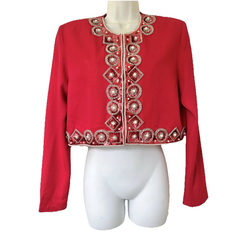 Susan Roselli for Vijack Jacket 11/12 Vintage Holiday Dress Party Women Clothing